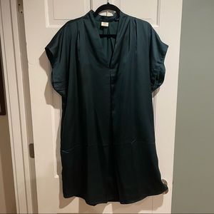 Matilda Jane Womens size XL Broadway Dress Good Hart Emerald Green, NWT